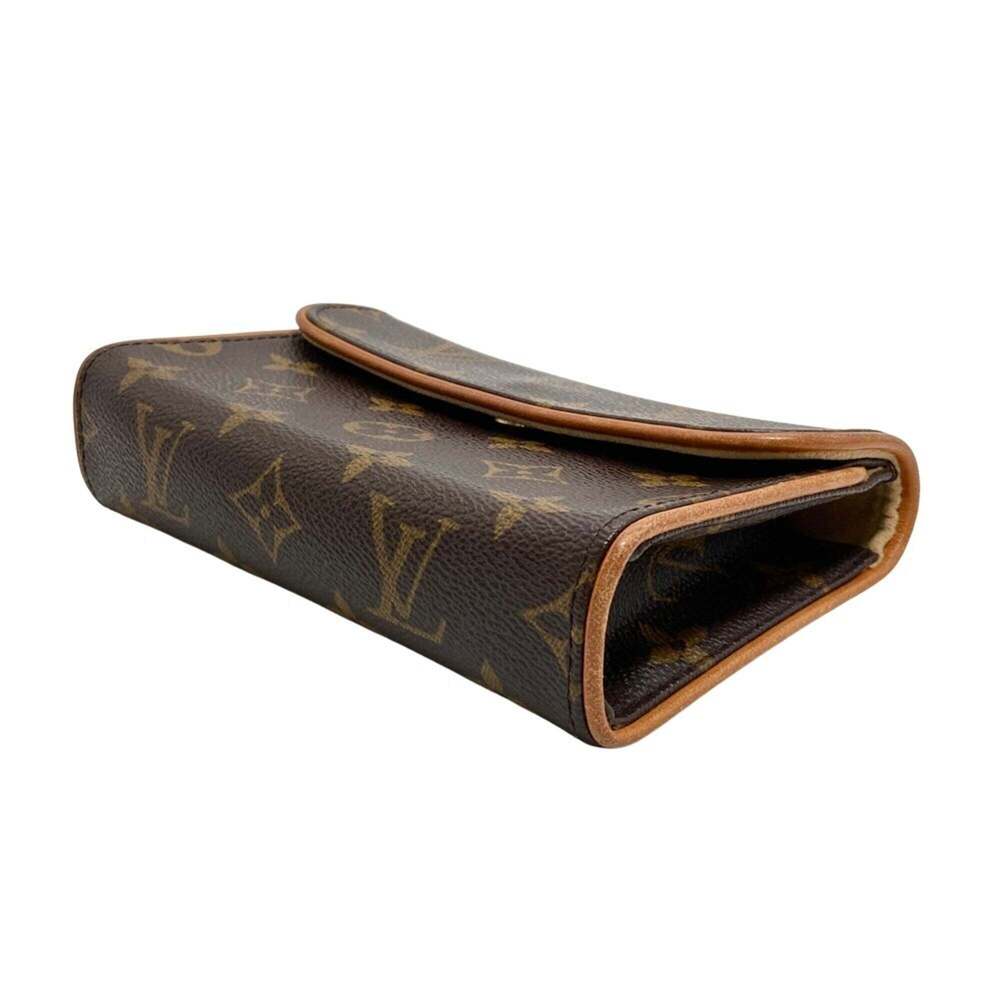 LOUIS VUITTON Authentic Brown Monogram Canvas Pochette Hobo Bag - Picture 3 of 11
